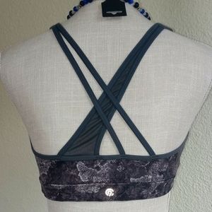 Champion Grey Snakeskin Print Sports Bra